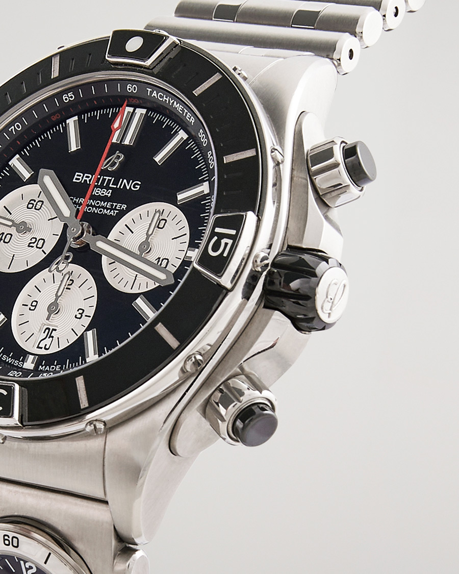 Herren | Breitling Pre-Owned Super Chronomat B01 44 Steel Black | Breitling Pre-Owned | Super Chronomat B01 44 Steel Black