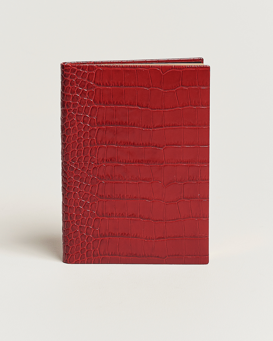 Herren | Smythson Mara Leather Soho Notebook Red | Smythson | Mara Leather Soho Notebook Red