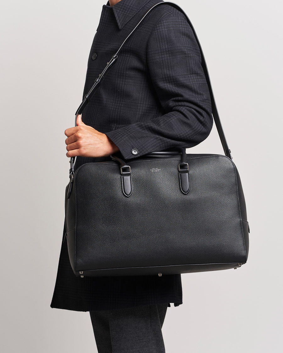 Herren | Accessoires | Smythson | Ludlow Soft Travel Bag Black