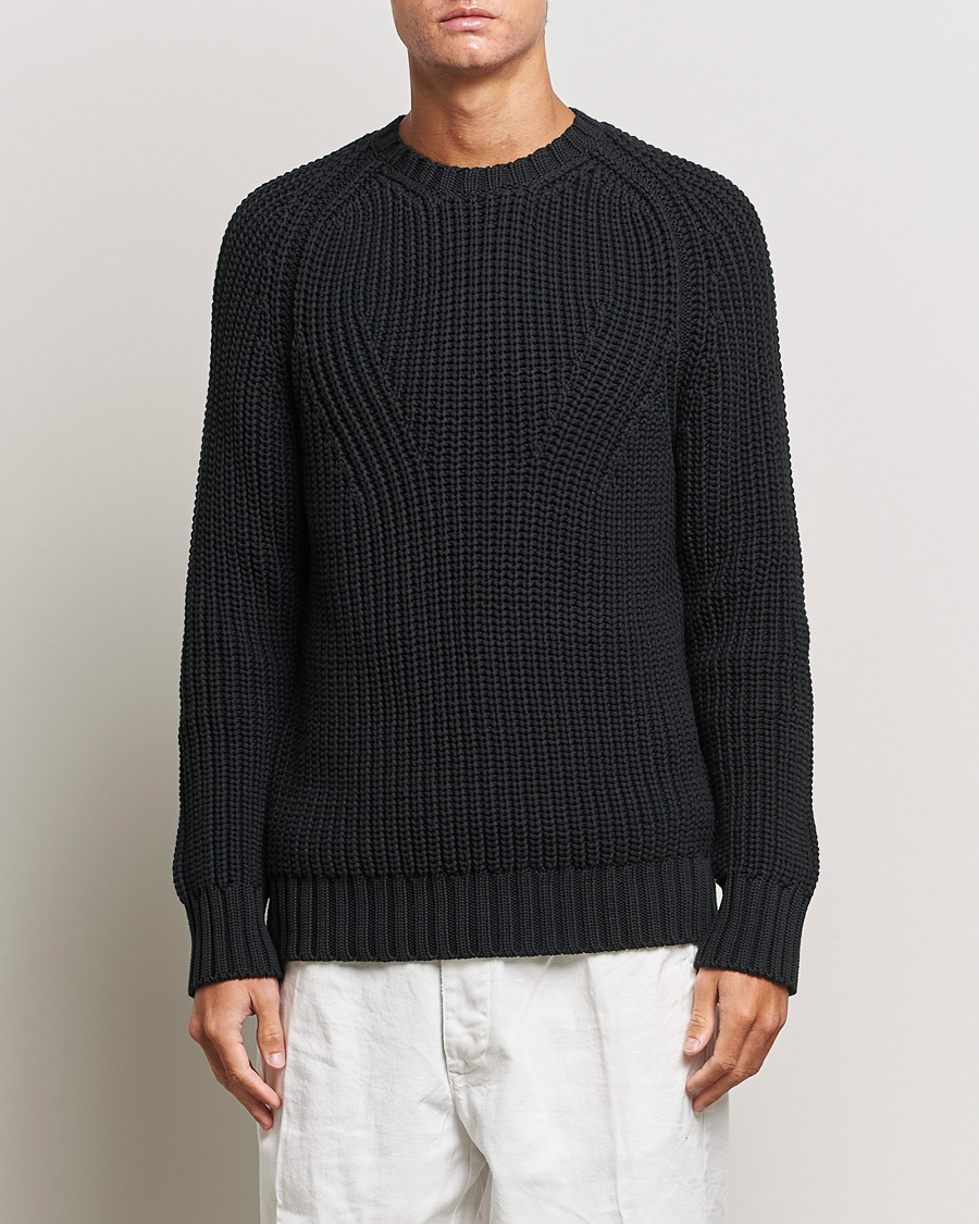 Herren | Pullover | Orlebar Brown | Lipen Cable Sweater Black