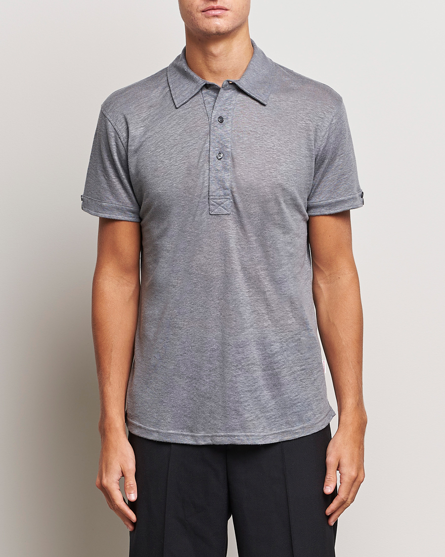 Herren | Poloshirts | Orlebar Brown | Sebastian Tailored Polo Granite