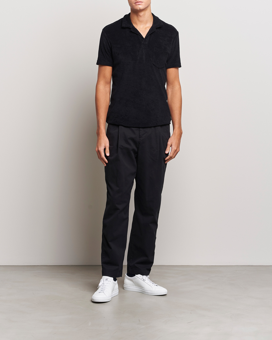 Herren | Hosen | Orlebar Brown | Dunmore Stretch Needle Trousers Black