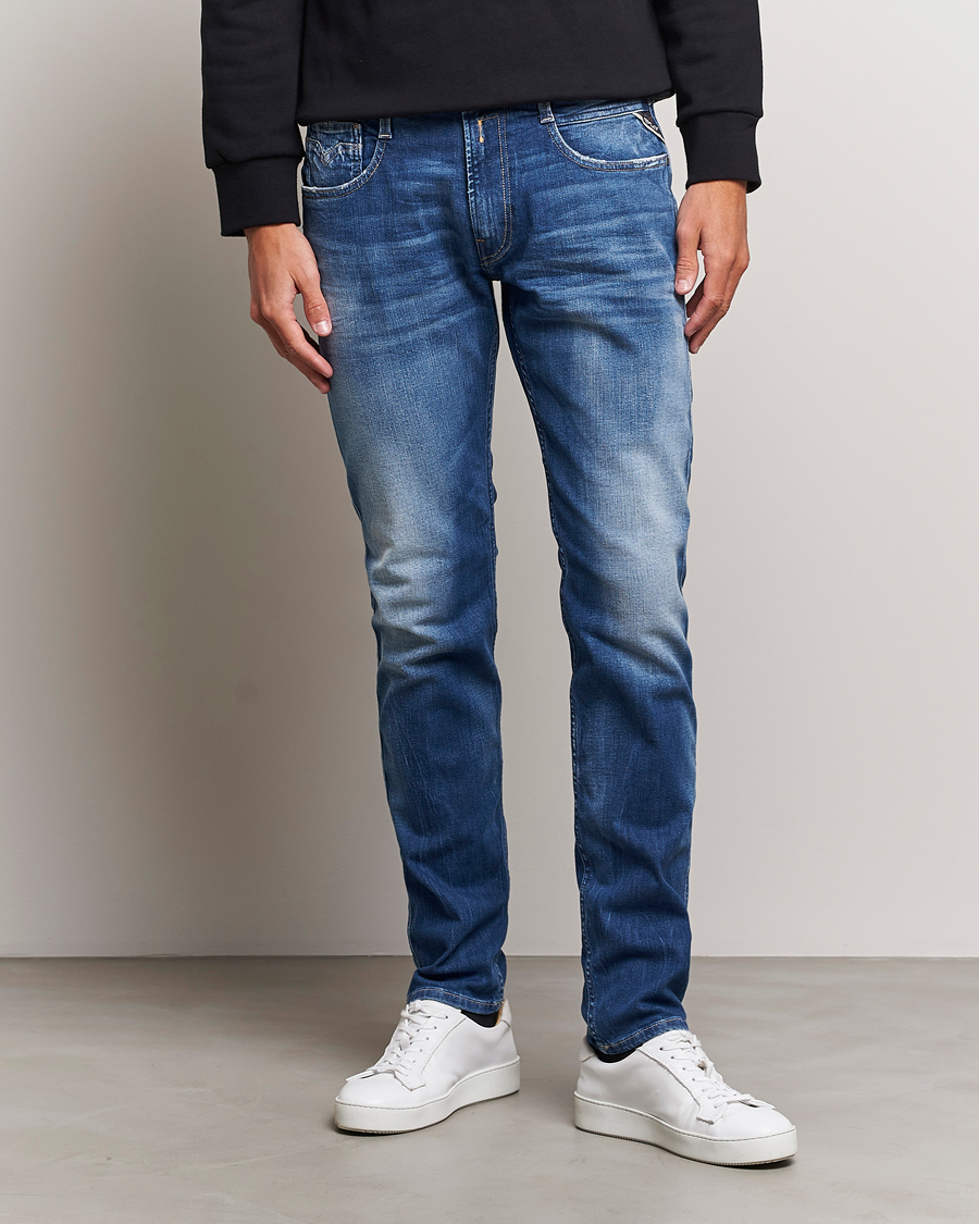 Herren | Jeans | Replay | Anbass Super Stretch Bio Jeans Medium Blue