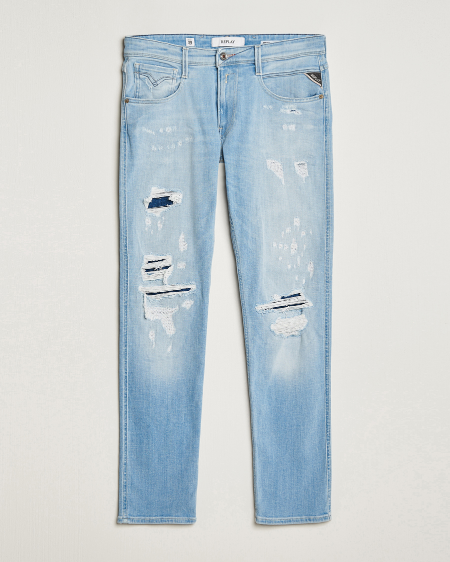 Herren | Jeans | Replay | Anbass 20 Years Wash Jeans Light Blue