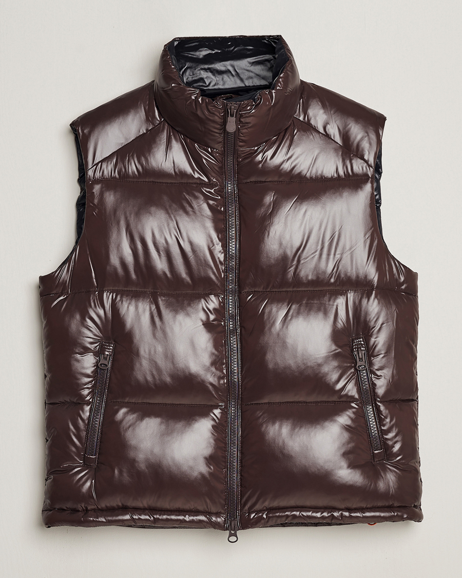 Herren | Jacken | Save The Duck | Ailantus Padded Puffer Vest Brown Black