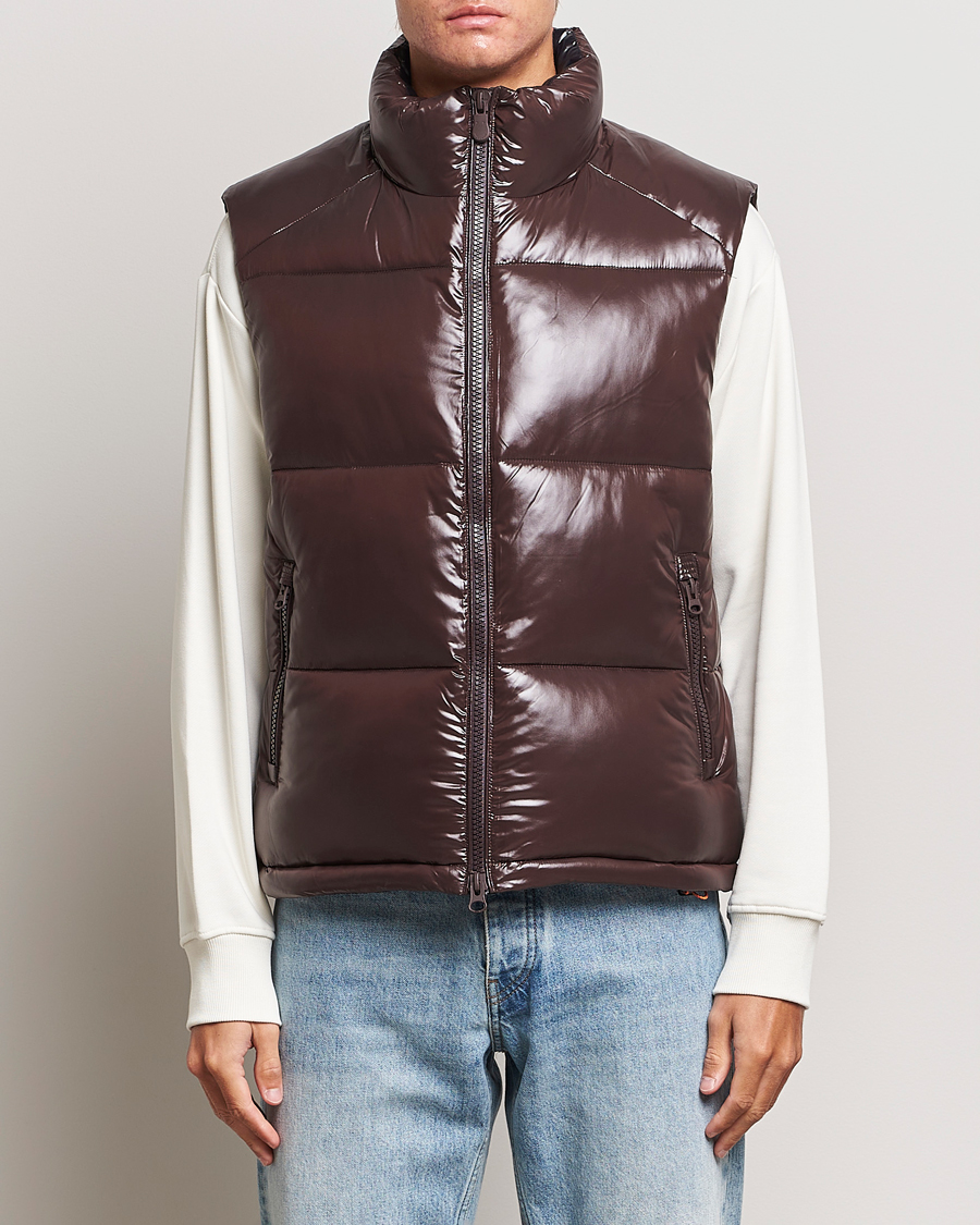 Herren | Jacken | Save The Duck | Ailantus Padded Puffer Vest Brown Black