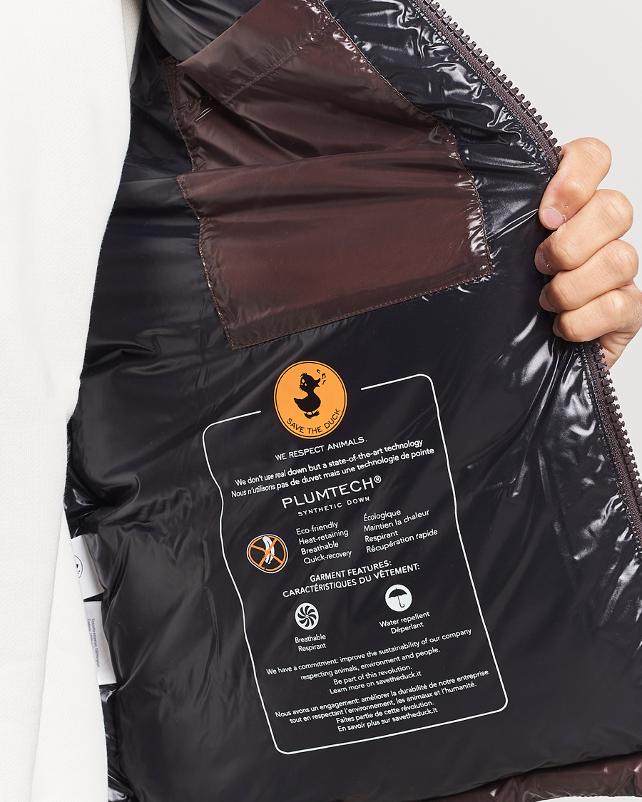 Herren | Jacken | Save The Duck | Ailantus Padded Puffer Vest Brown Black