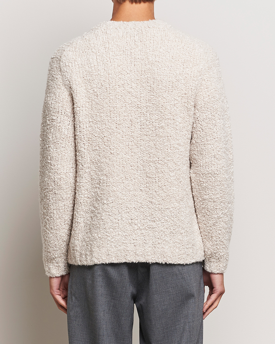 Herren | Pullover | Sunflower | Aske Boucle Sweater Off White