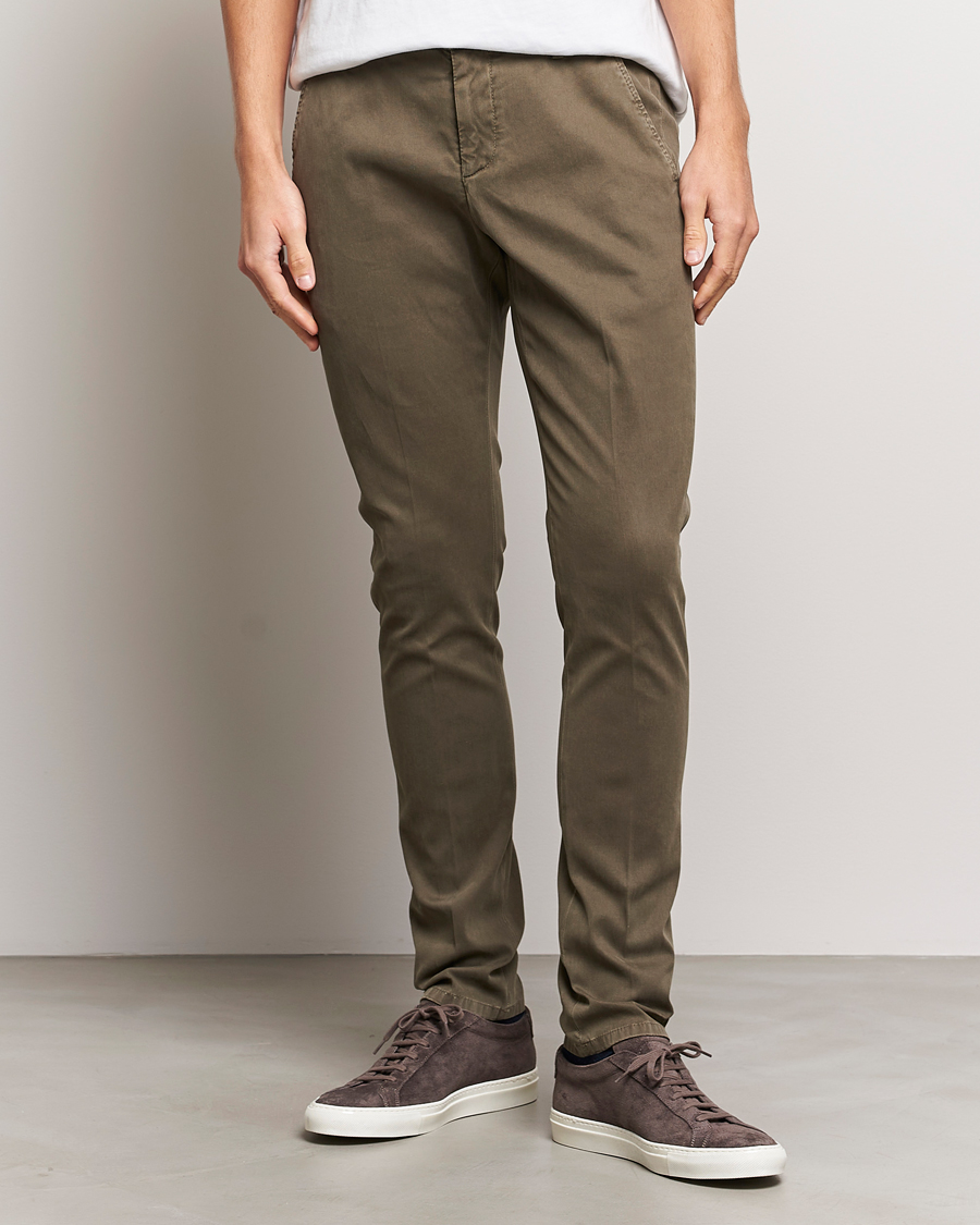 Herren | Hosen | Dondup | Gaubert Chinos Olive Green
