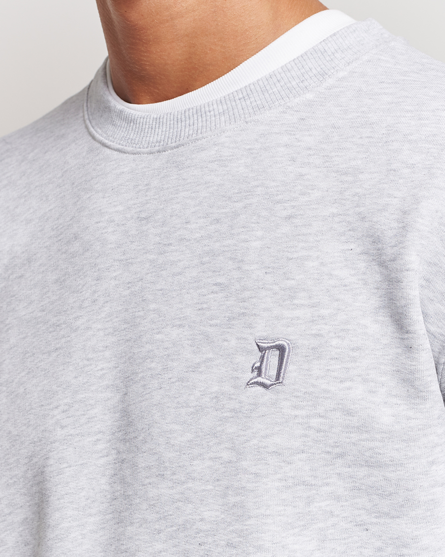 Herren | Pullover | Dondup | Logo Crew Neck Sweatshirt Light Grey