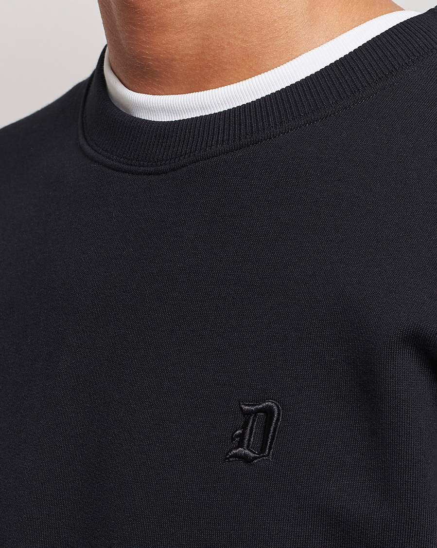 Herren | Pullover | Dondup | Logo Crew Neck Sweatshirt Black