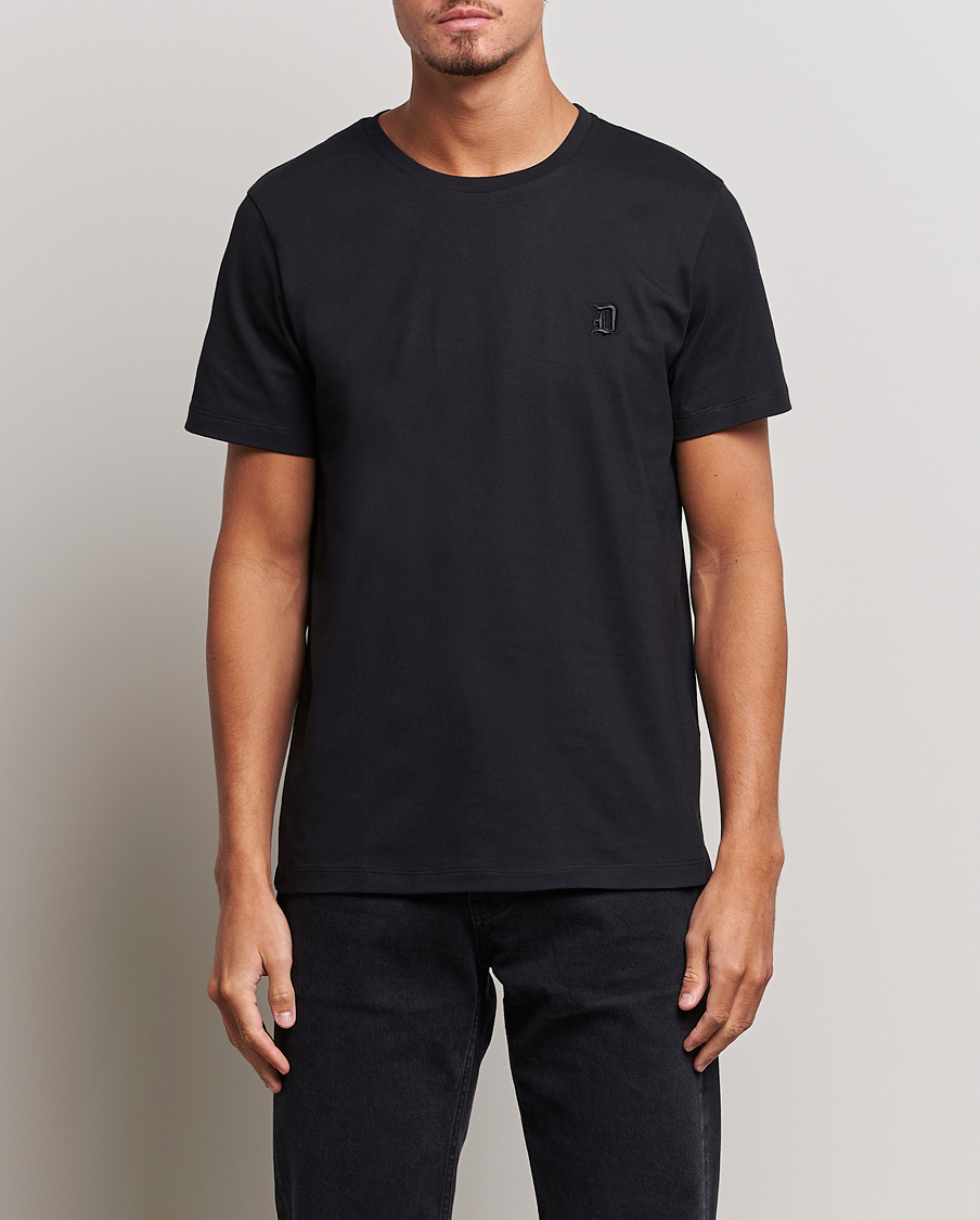 Herren | T-Shirts | Dondup | Logo Crew Neck T-Shirt Black