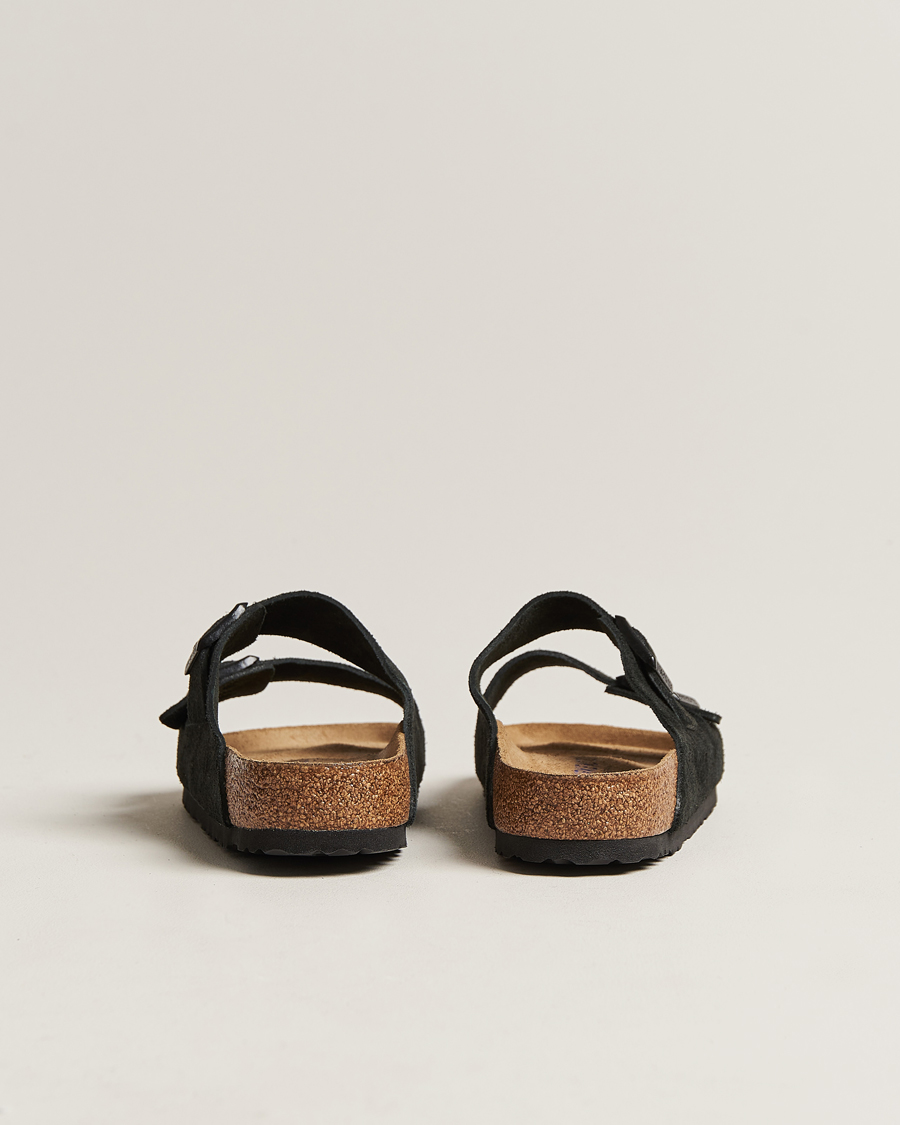 Herren | Sandalen & Pantoletten | BIRKENSTOCK | Arizona Soft Footbed Black Suede