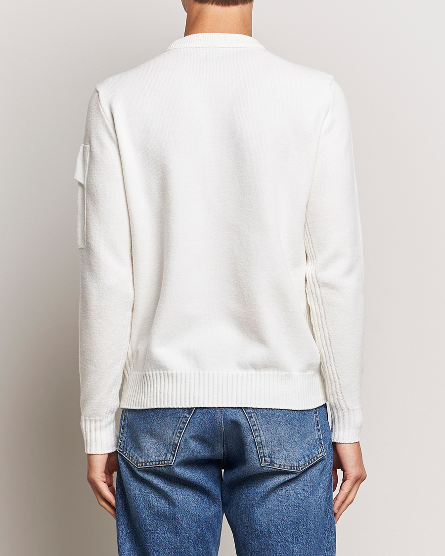 Herren | Pullover | C.P. Company | Metropolis Knitted Wool Crew Neck White