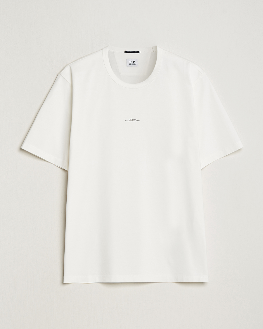 Herren | T-Shirts | C.P. Company | Metropolis Mercerized Jersey T-Shirts White