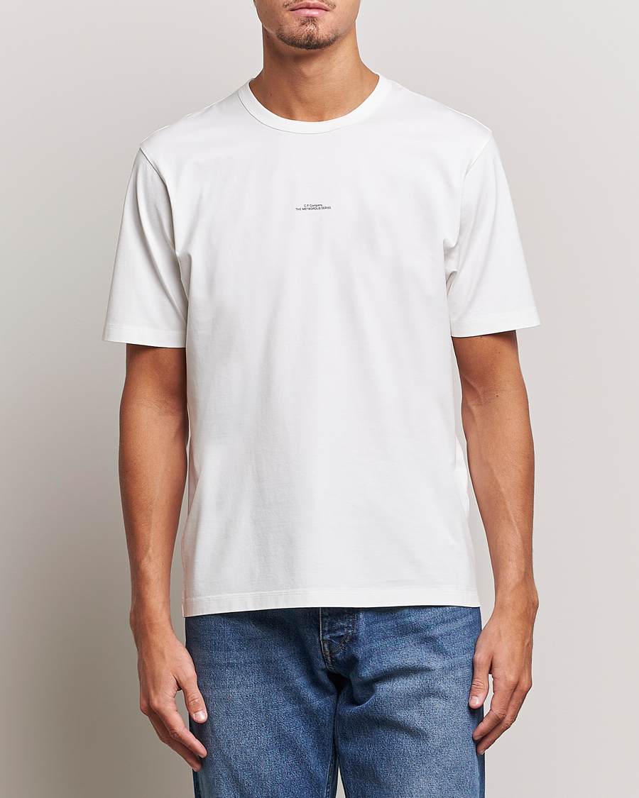 Herren | T-Shirts | C.P. Company | Metropolis Mercerized Jersey T-Shirts White