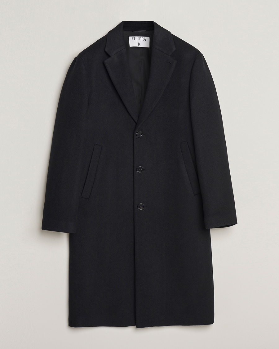 Herren | Jacken | Filippa K | London Wool Coat Black