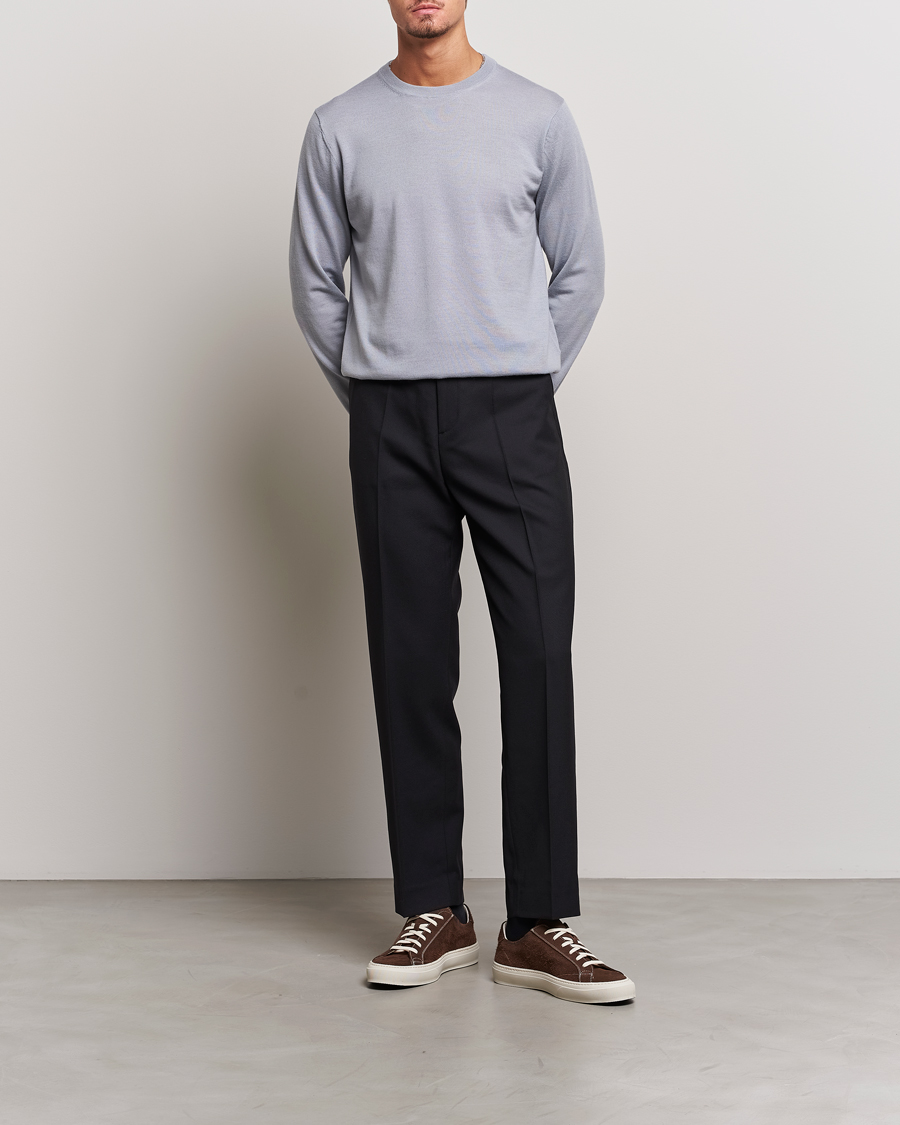 Herren | Hosen | Filippa K | Mateo Wool Trousers Black
