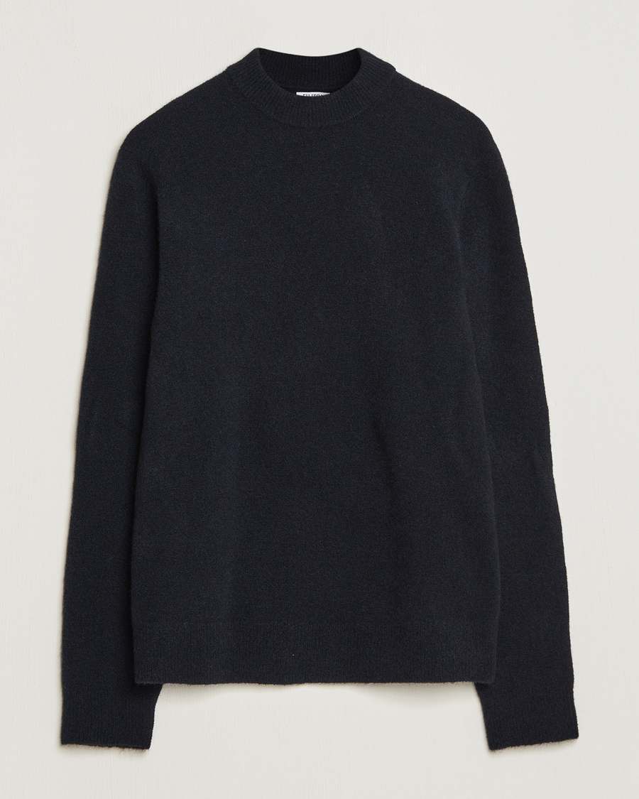 Herren | Pullover | Filippa K | Johannes Yak Knitted Sweater Dark Navy