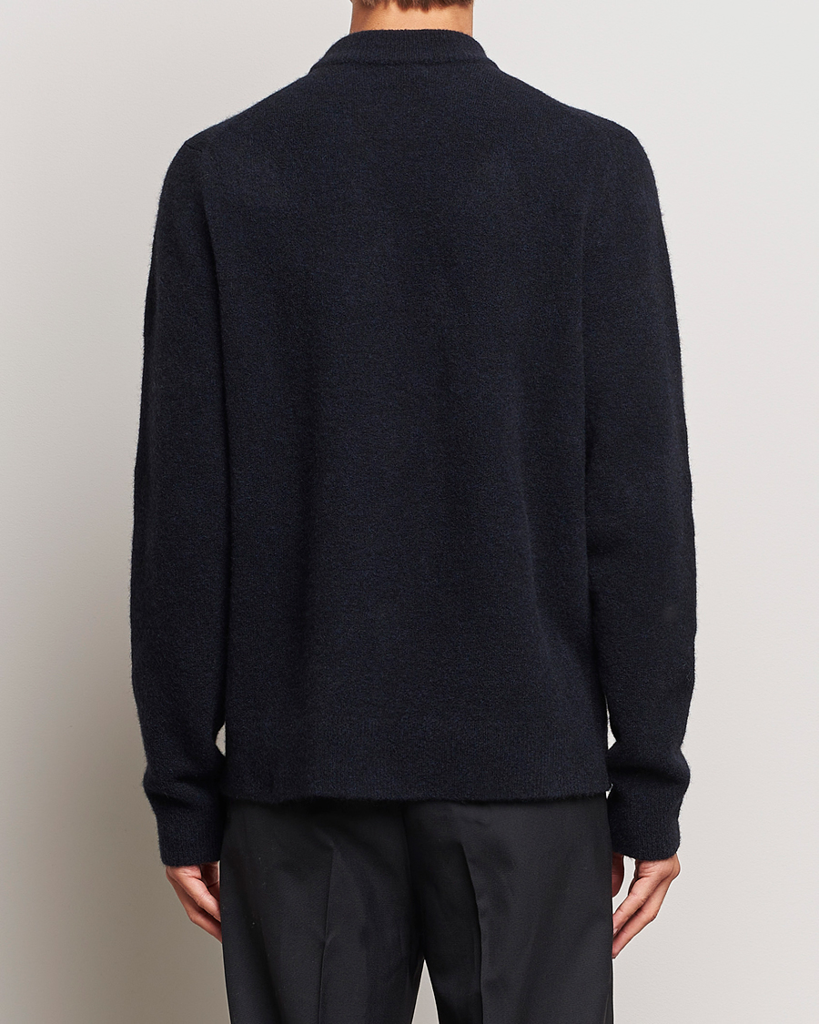 Herren | Pullover | Filippa K | Johannes Yak Knitted Sweater Dark Navy