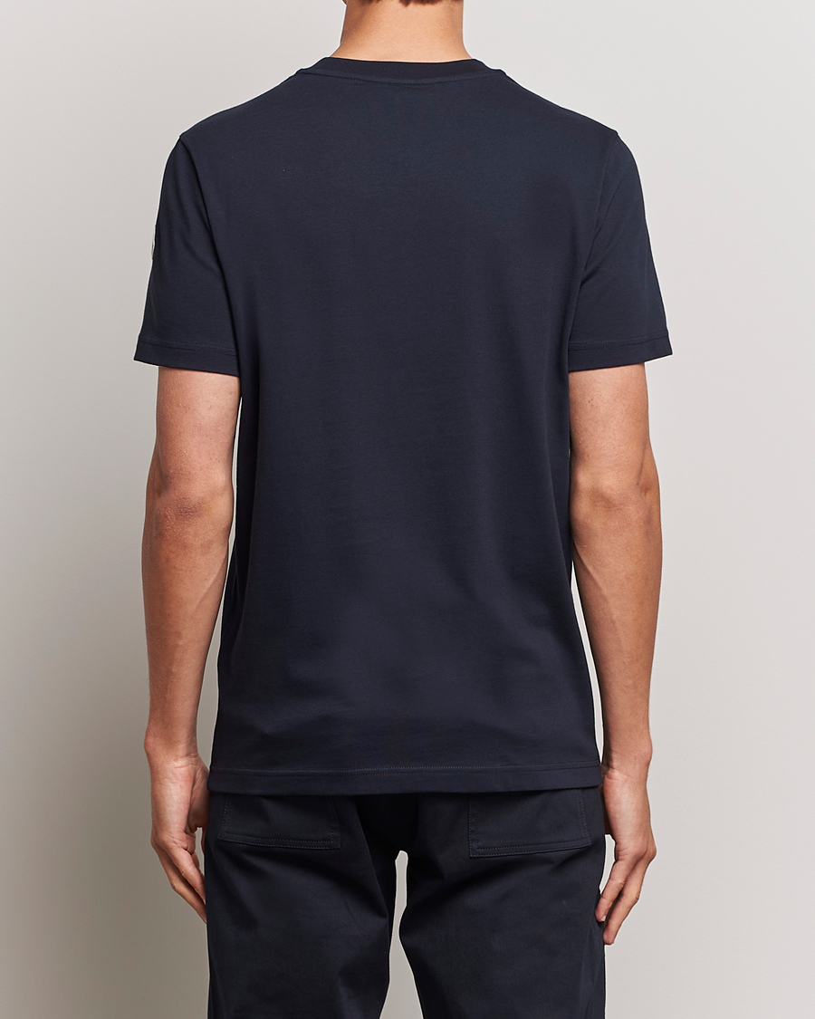 Herren | T-Shirts | Moncler | Embossed Logo T-Shirt Navy