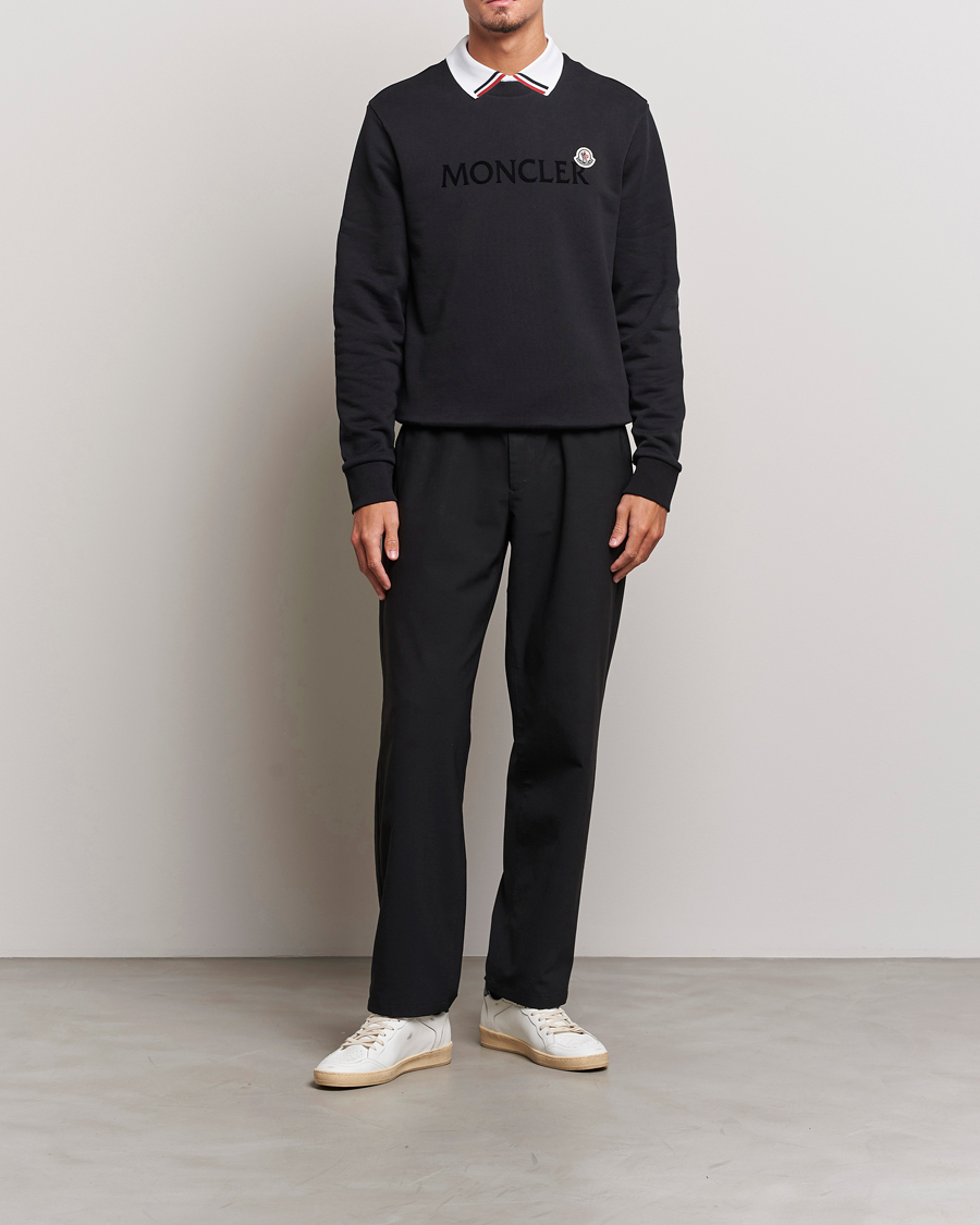 Herren | Pullover | Moncler | Lettering Logo Sweatshirt Black