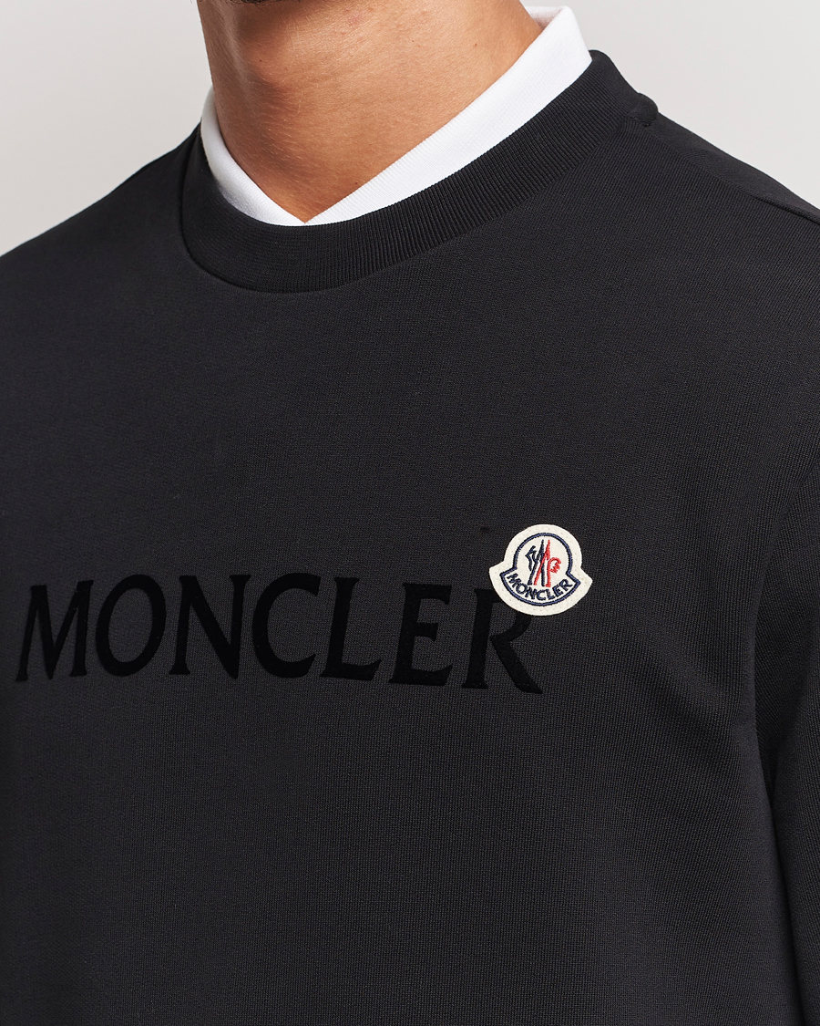 Herren | Pullover | Moncler | Lettering Logo Sweatshirt Black