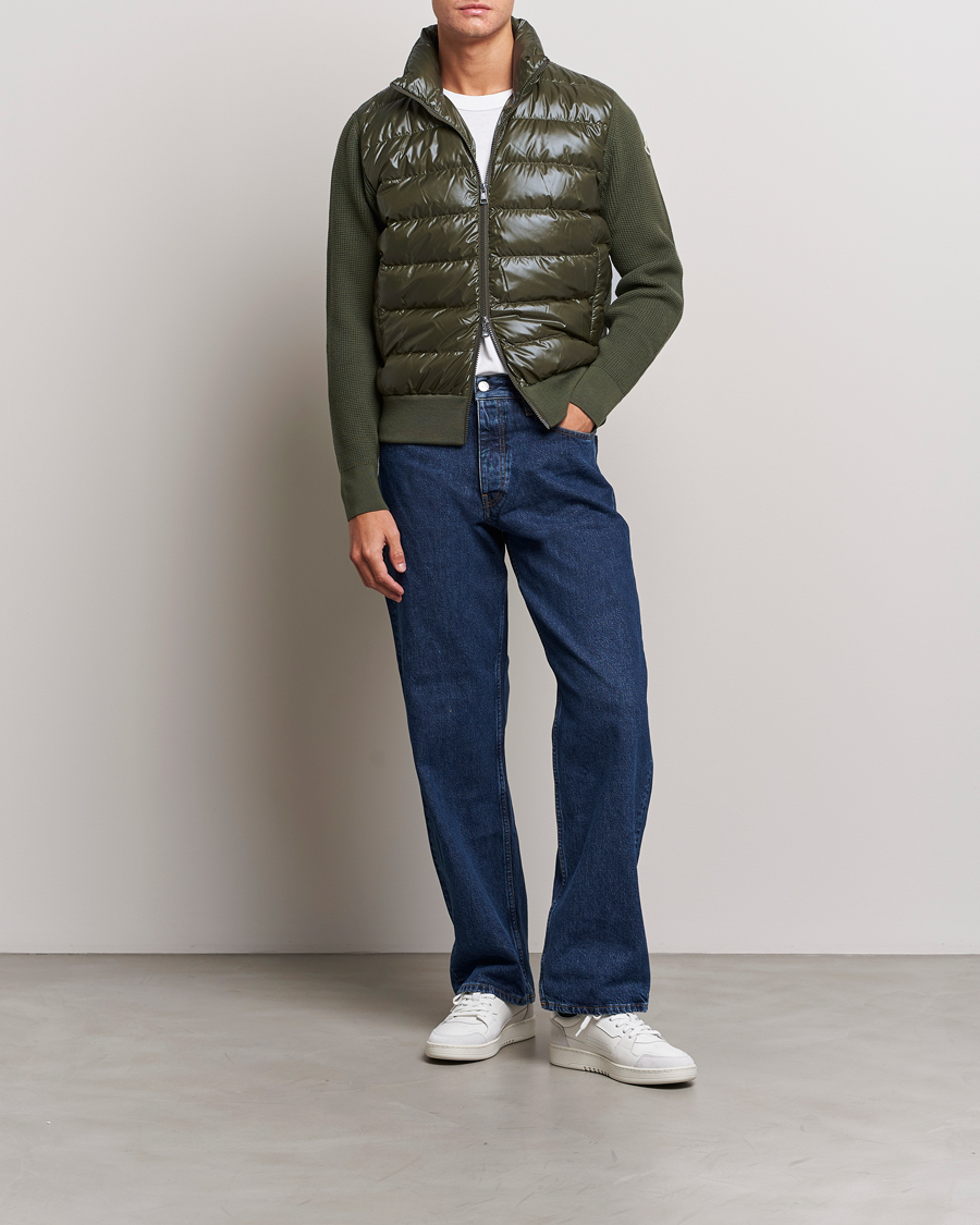 Herren | Pullover | Moncler | Hybrid Zip Cardigan Dark Green
