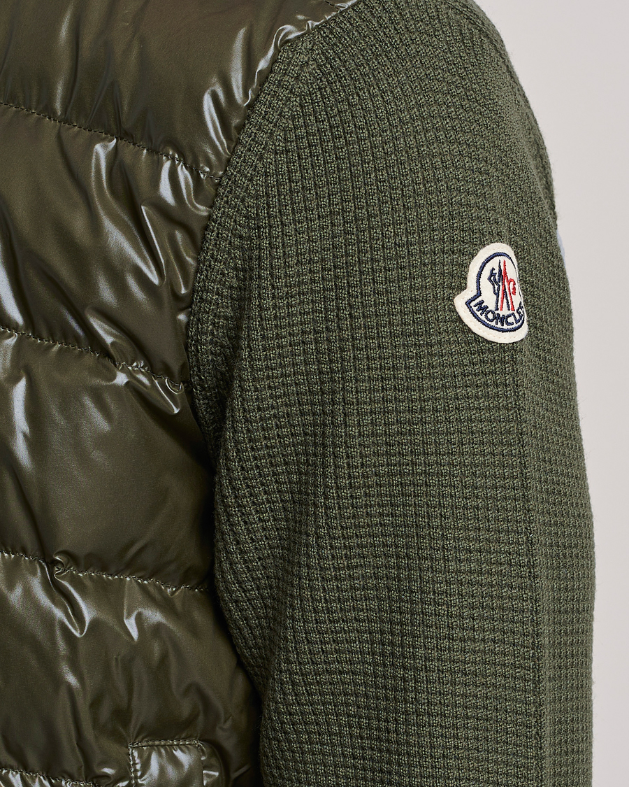 Herren | Pullover | Moncler | Hybrid Zip Cardigan Dark Green