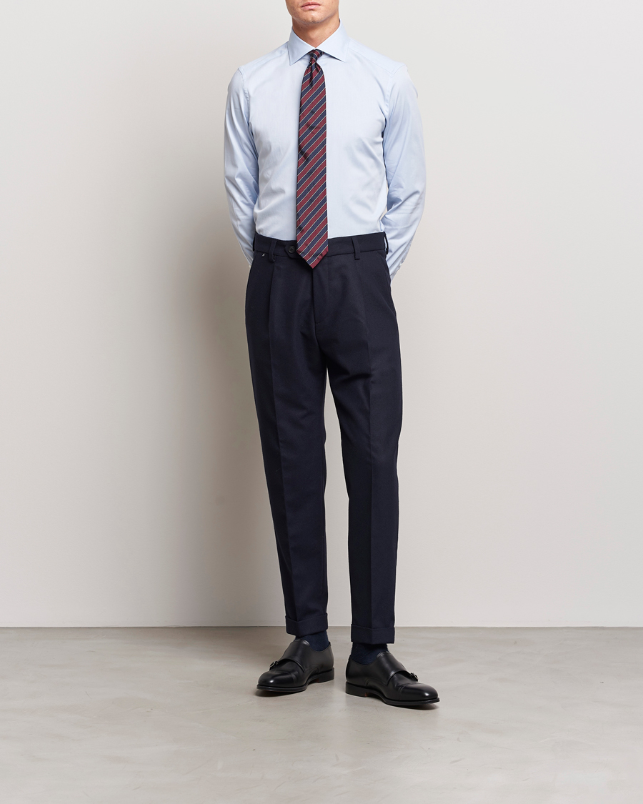 Herren | Hemden | Zegna | Slim Fit Dress Shirt Light Blue