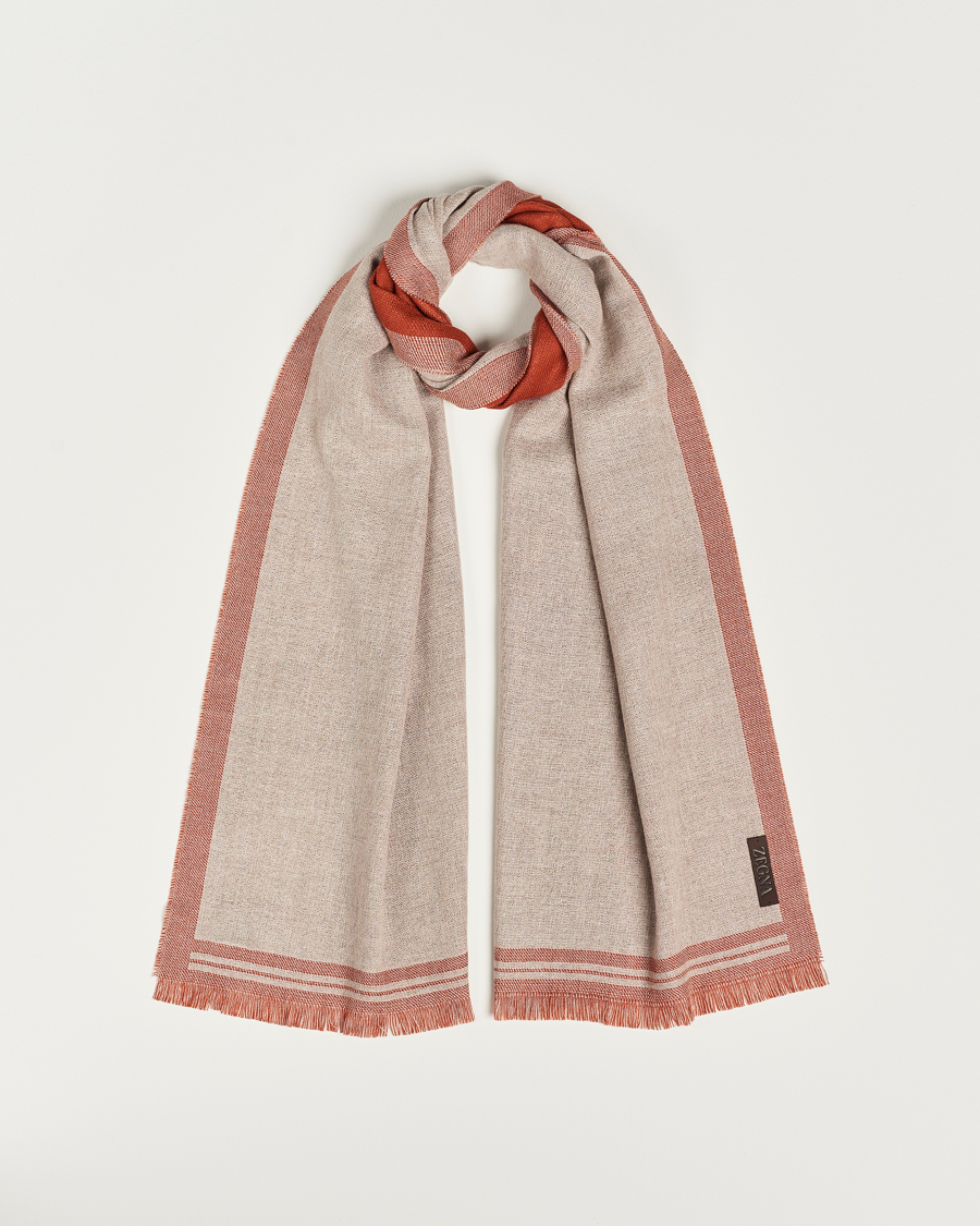 Herren | Zegna Wool/Cashmere Scarf Beige | Zegna | Wool/Cashmere Scarf Beige