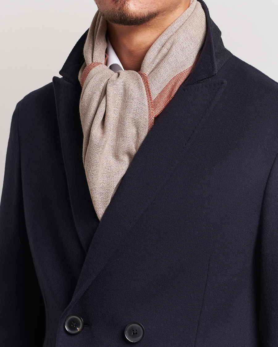 Herren | Zegna Wool/Cashmere Scarf Beige | Zegna | Wool/Cashmere Scarf Beige