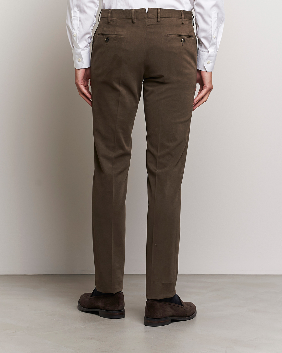 Herren | Hosen | PT01 | Slim Fit Cotton Stretch Chinos Dark Brown