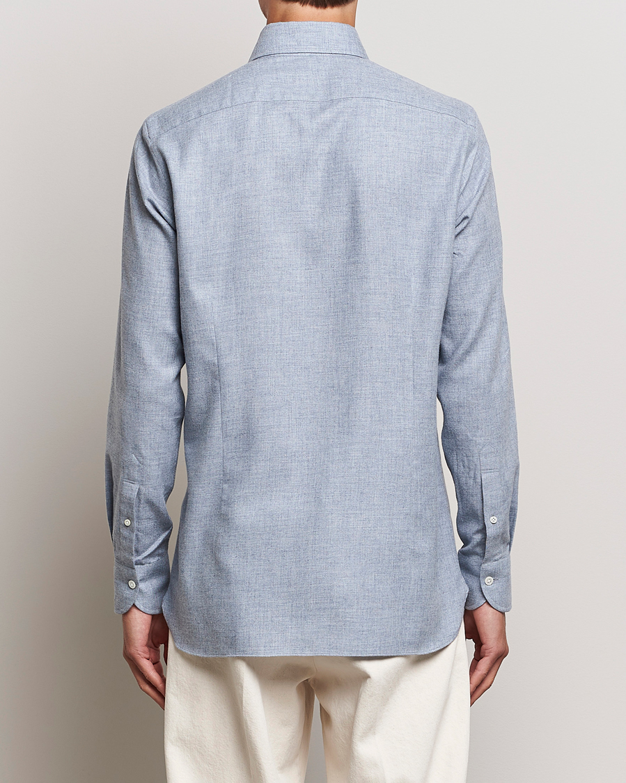 Herren | Hemden | 100Hands | Cotton Button Down Flannel Shirt Grey