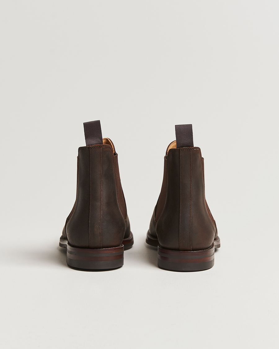 Herren | Boots | Crockett & Jones | Chelsea 5 Dk Brown Rough-Out Suede