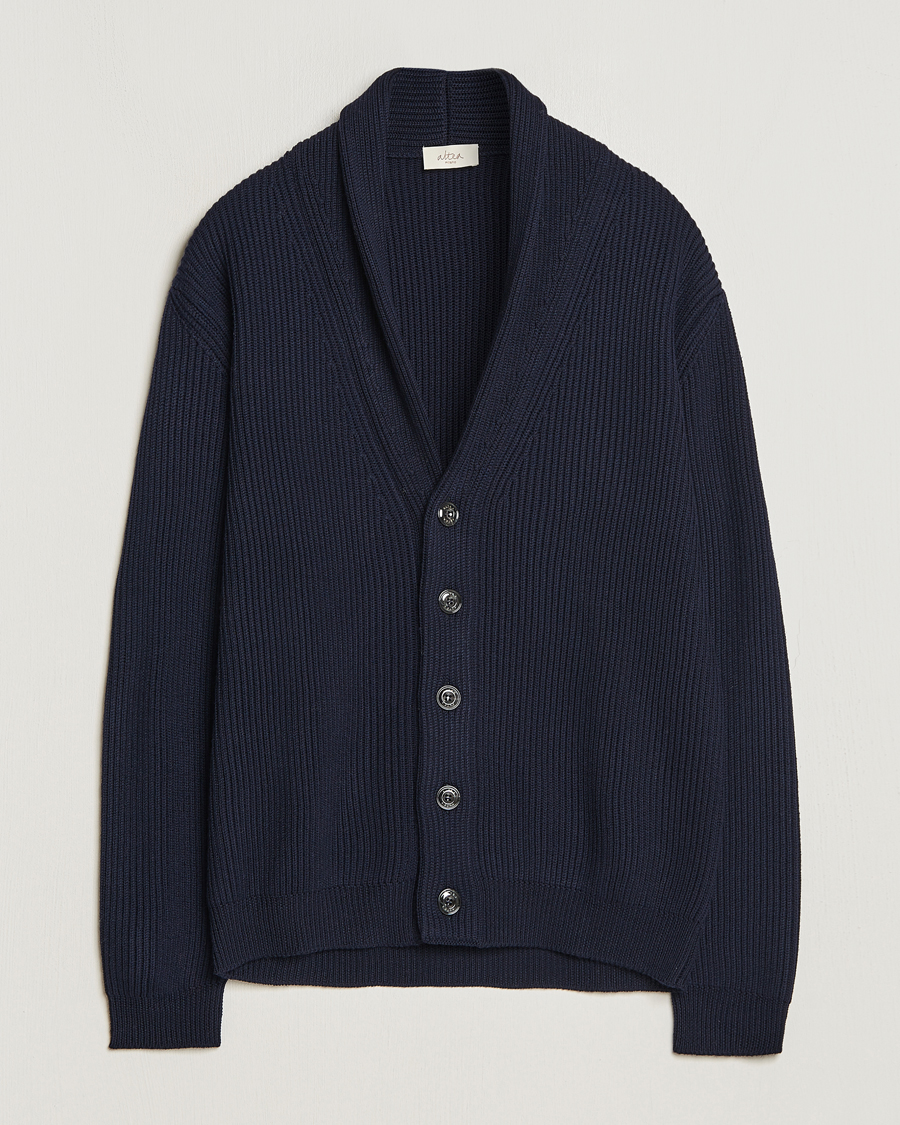 Herren | Pullover | Altea | Shawl Collar Cardigan Navy