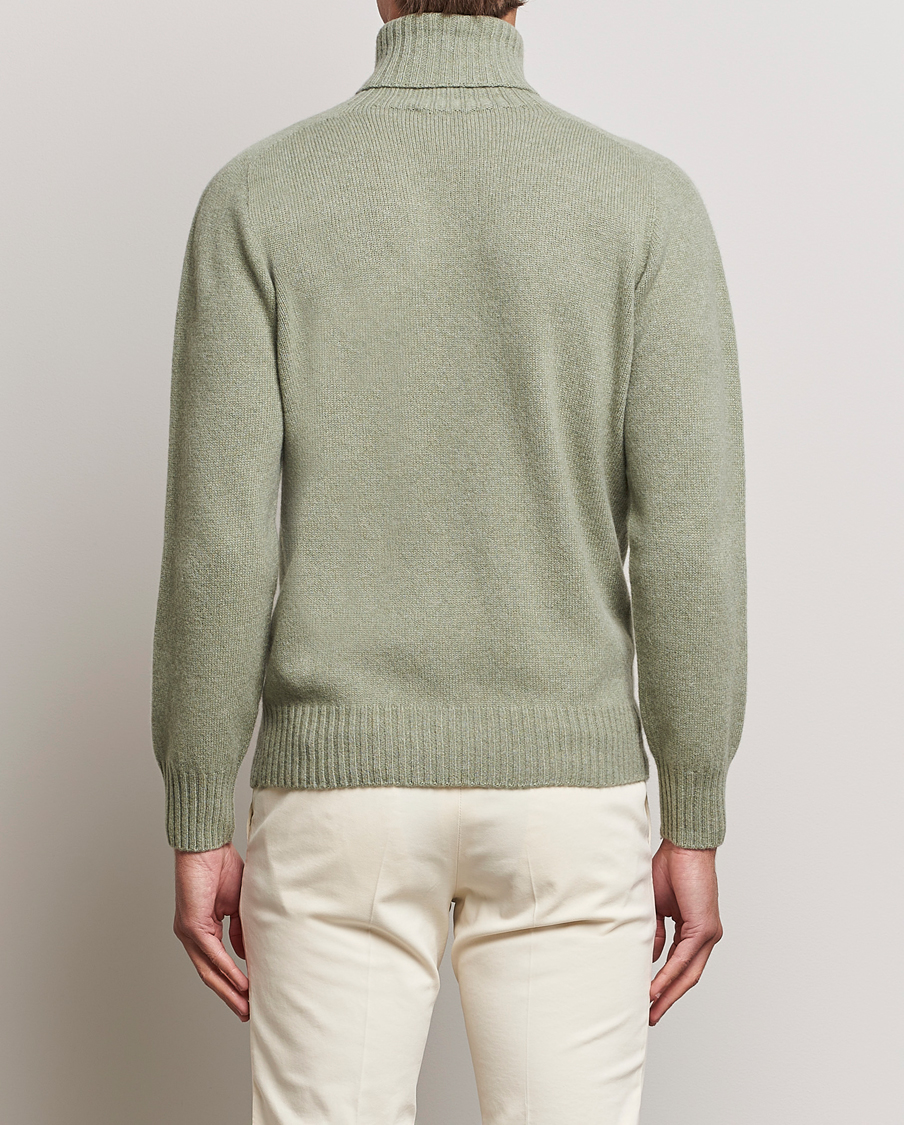 Herren | Pullover | Altea | Wool/Cashmere Crew Neck Rollneck Sage