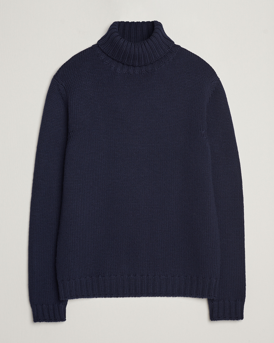 Herren | Pullover | Massimo Alba | Karl Knit Rollneck Navy