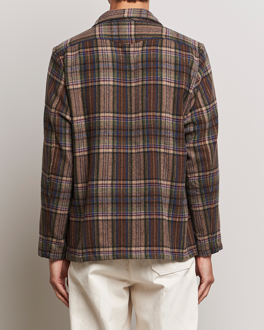 Herren | Jacken | Massimo Alba | Florida Soft Wool Shirt Jacket Brown Check