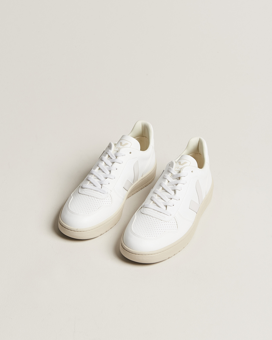 Herren | Weiße Sneakers | Veja | V-10 Vegan Leather Sneaker Full White