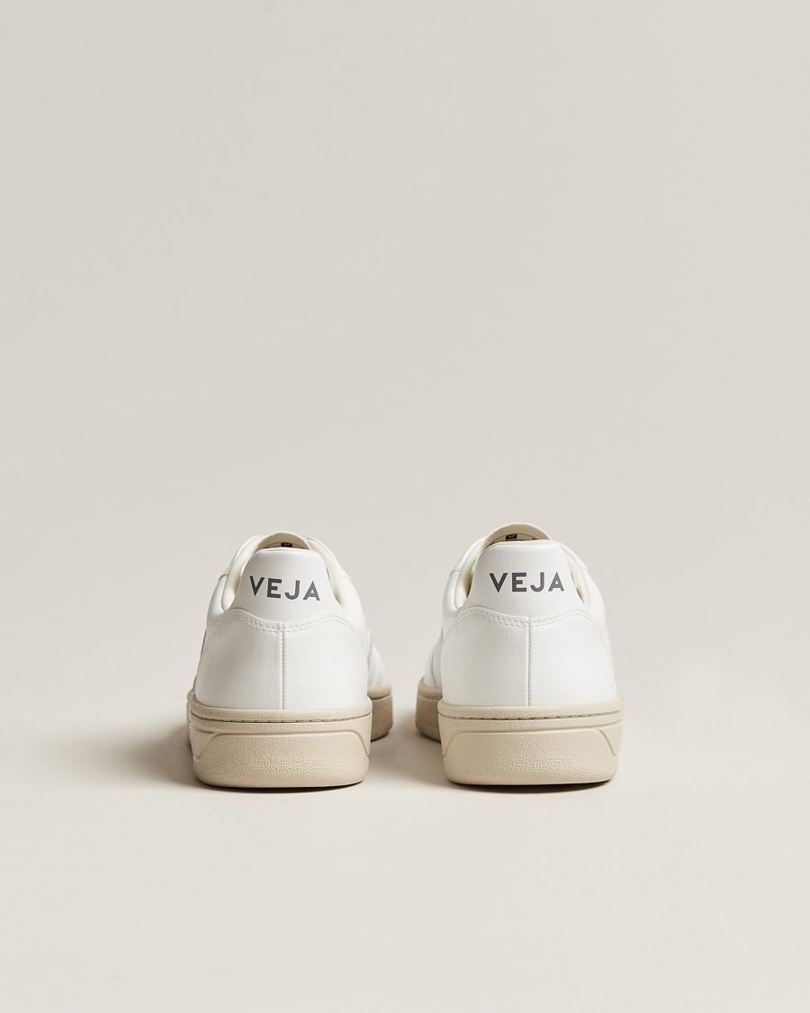 Herren | Veja V-10 Vegan Leather Sneaker Full White 40 | Veja | V-10 Vegan Leather Sneaker Full White 40