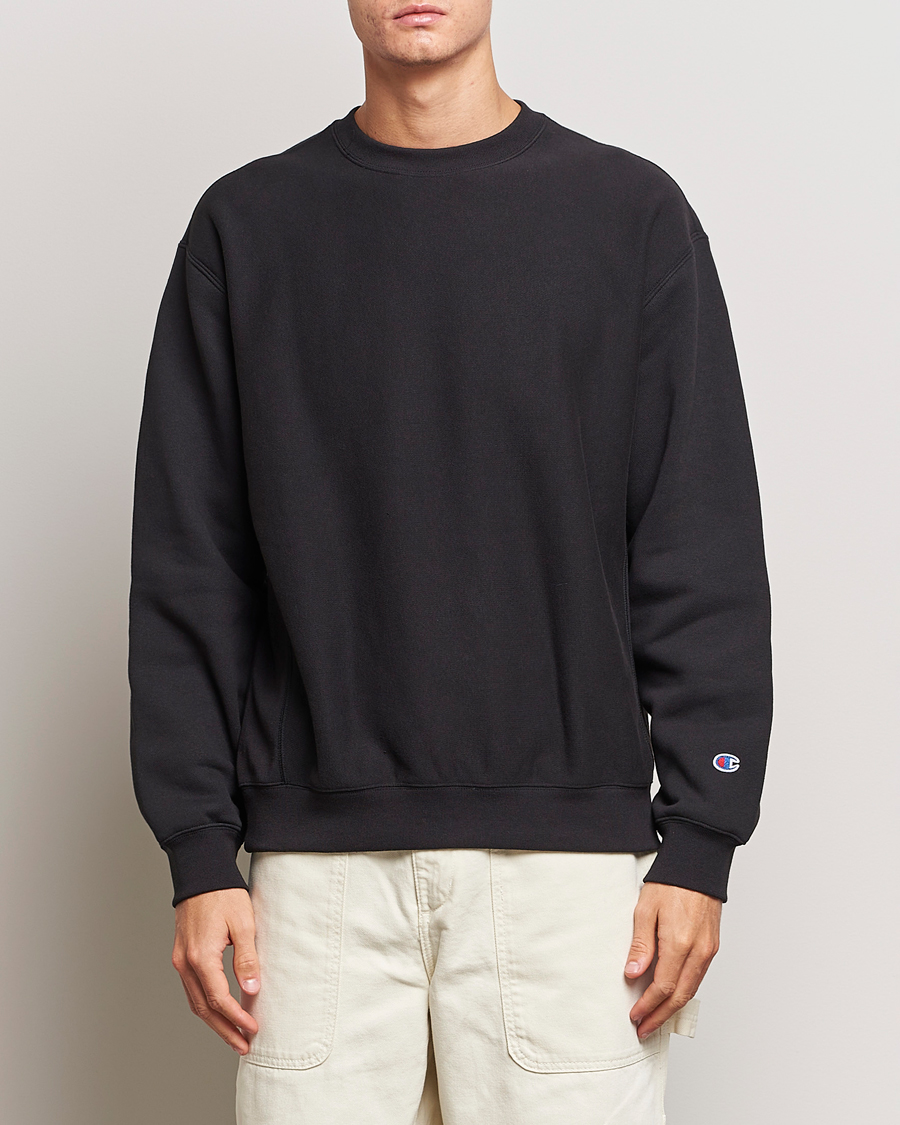 Herren | Sweatshirts | Champion | Reverse Weave Soft Fleece Sweatshirt Black Beauty