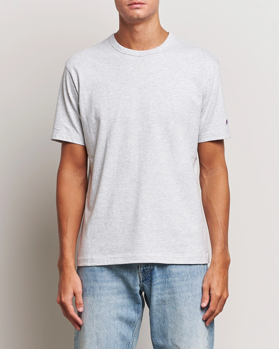 Herren | Kurzarm T-Shirt | Champion | Jersey Crew Neck T-shirt Grey Melange