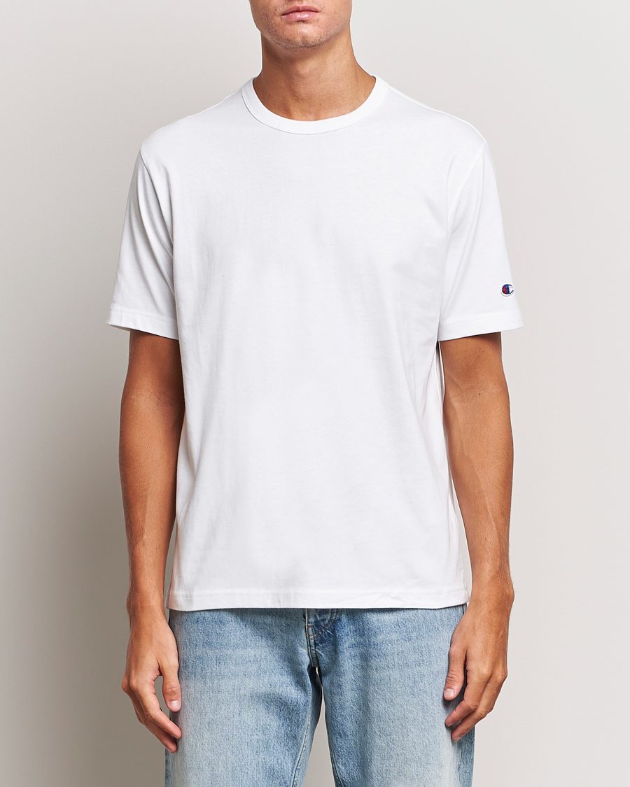 Herren | Kurzarm T-Shirt | Champion | Jersey Crew Neck T-shirt White