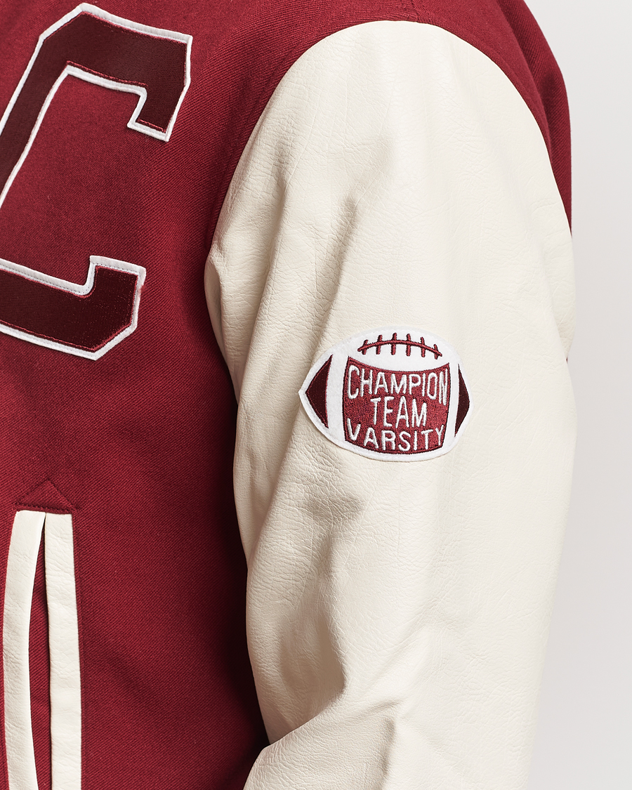 Herren | Jacken | Champion | Archive Varsity Bomber Jacket Cabernet