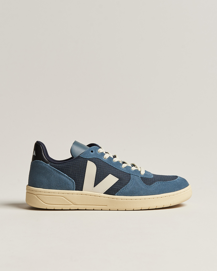 Herren | Veja V-10 Ripstop Leather Sneaker Nautico Pierre | Veja | V-10 Ripstop Leather Sneaker Nautico Pierre