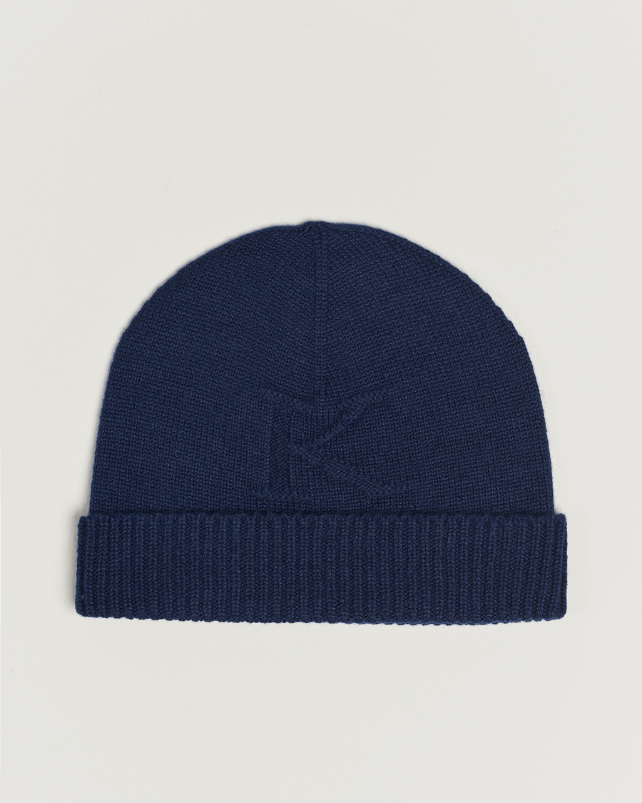 Herren | Kiton Cashmere Beanie Navy | Kiton | Cashmere Beanie Navy