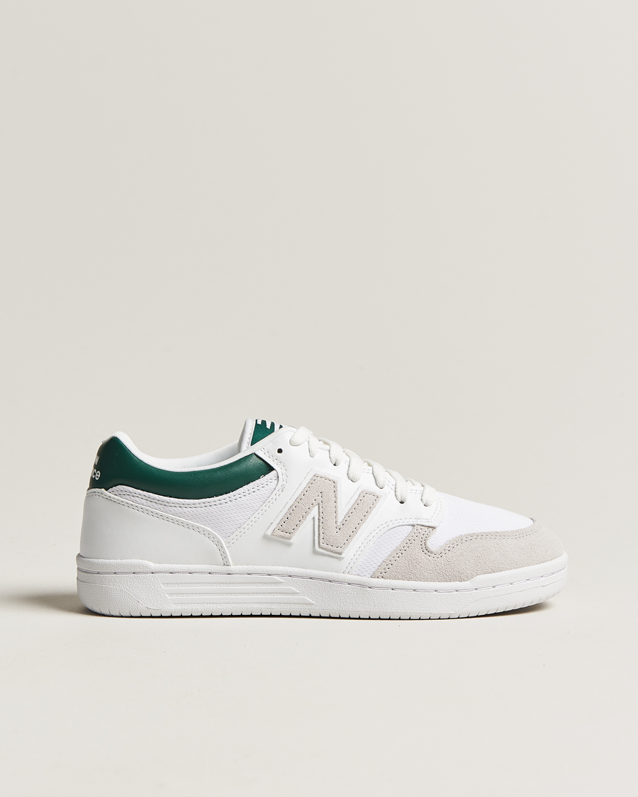 Herren | New Balance 480 Sneakers White/Green | New Balance | 480 Sneakers White/Green