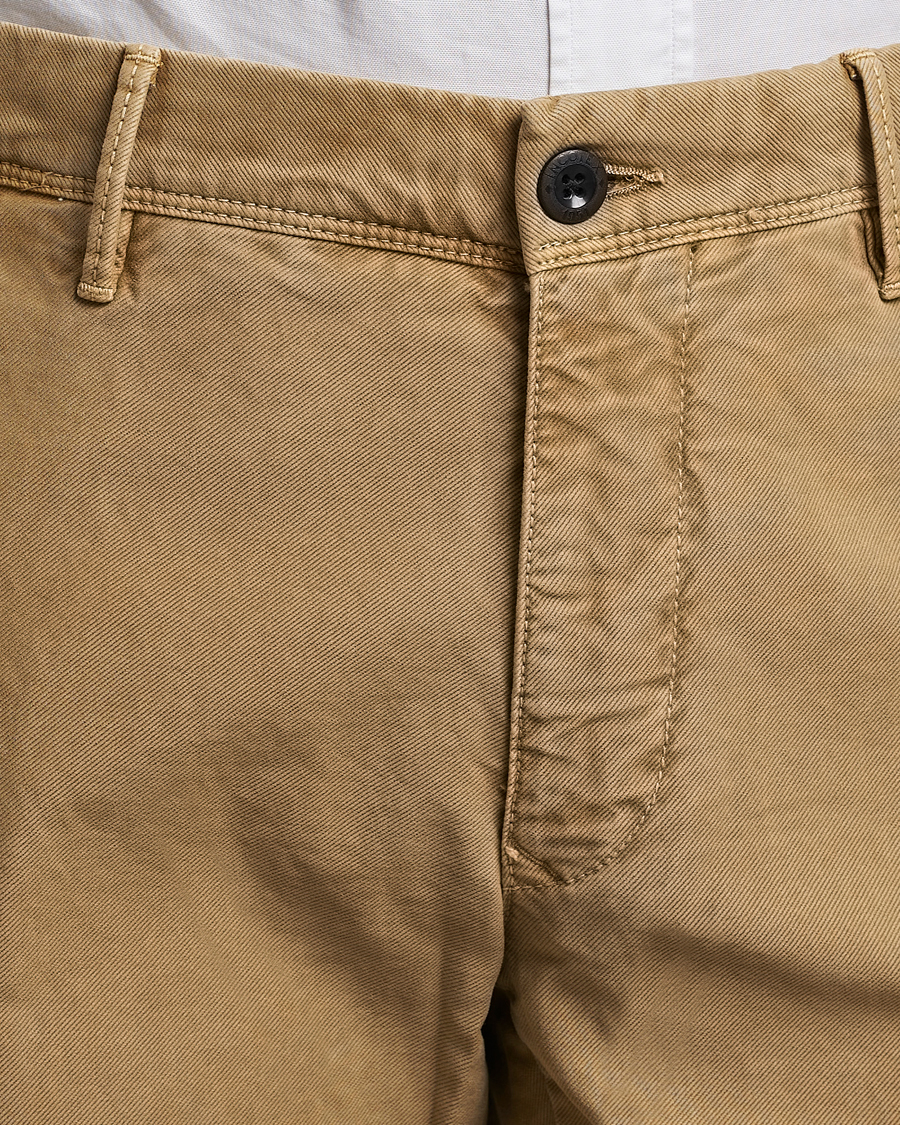 Herren | Hosen | Incotex | Slim Fit Garment Dyed Slacks Khaki