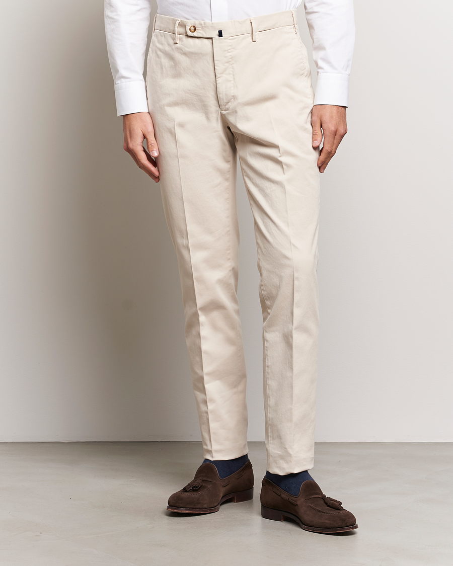 Herren | Hosen | Incotex | Regular Fit Cotton Chinos Off White